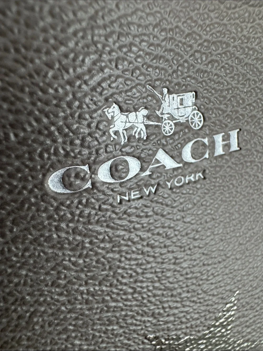 Coach Gray Star Wristlet